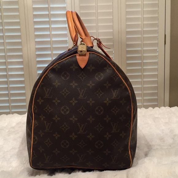 LOUIS VUITTON MONOGRAM CANVAS KEEPALL 55 - Picture 4 of 8